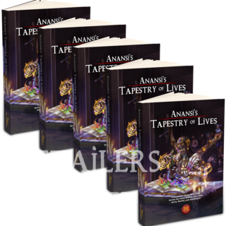 5 Standard Hardcovers, Anansi's Tapestry of Lives (Verified Retailers Only)
