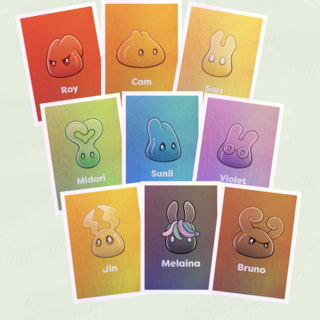 Foil Character Cards