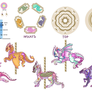 Carousel standee