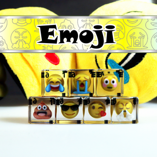 Large D6 (19mm) Dice Set - Emoji