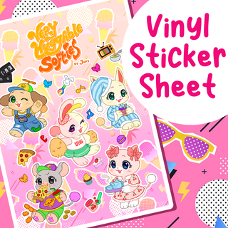 Vinyl Sticker Sheet