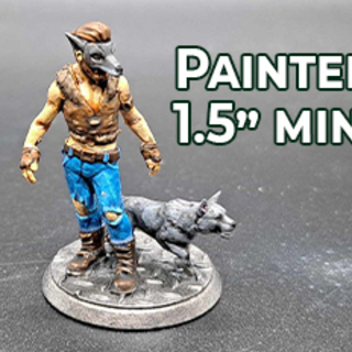 Patience & Diligence 1.5" Mini - Painted