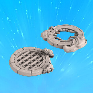 Sewer Grates - Set of 2
