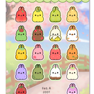 Delibunnies Stickers Sheets