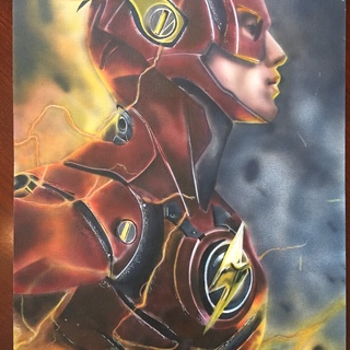 Flash 11x17 painting