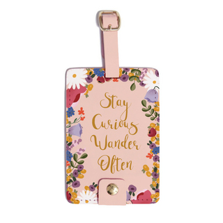 Luggage Tag- Stay Curious, Wander Often