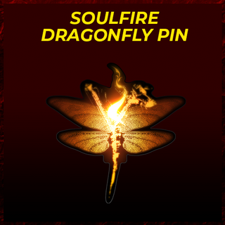 Soulfire Dragonfly Enamel Pin