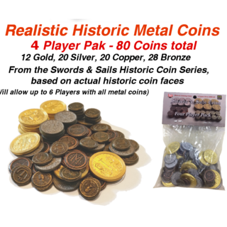 80 Historic metal Coins