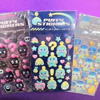 PUFFY STICKER SHEET