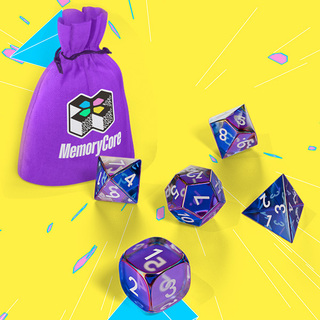 Custom Dice Set + Dice Bag