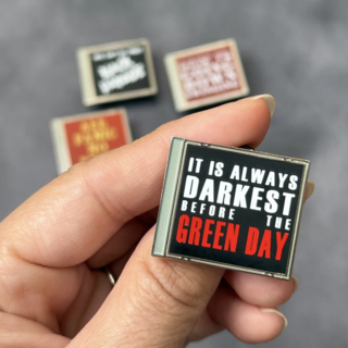 Always Darkest CD Pin
