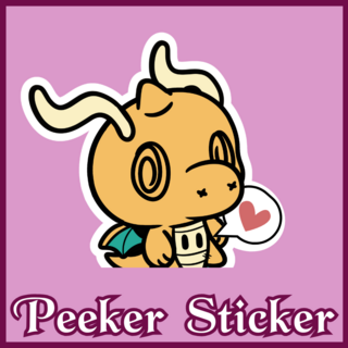 Dragonkyu Peeker Sticker