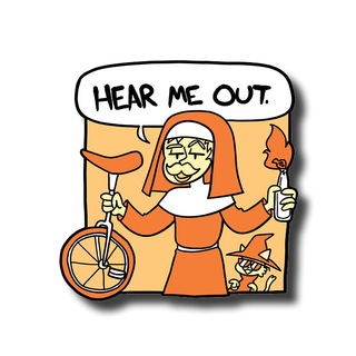 Hear Me Out Collector Pin