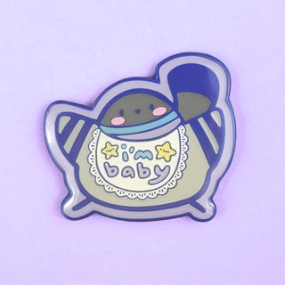 Purple Baby Poe Pin