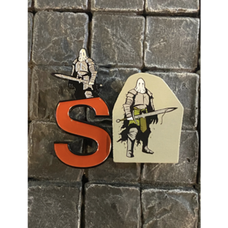 Edgar the Severer Enamel Pin + Small Party Mini - Severed Book's Mascot