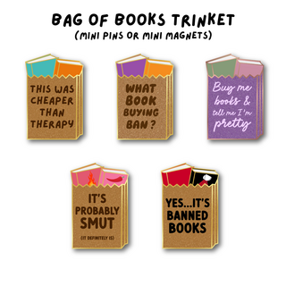 Bag of Books Trinkets