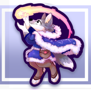 Vinyl Sticker - Vesper the Wolf