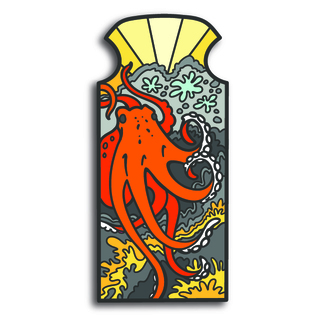 Sticker | Intertidal Triptych - Giant Pacific Octopus