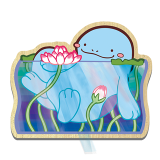 Gentle giant salamander wooden pin