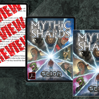 [Pre-Order] Scion: Mythic Shards hardcover + PDF combo