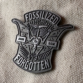 Fossilized Enameled Pin