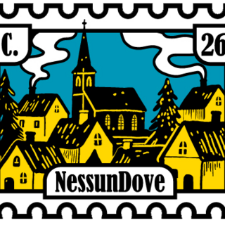 Village Souvenir - Enamel pin