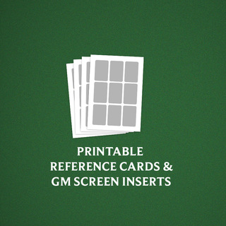 Printable GM Screen & Cards Preorder