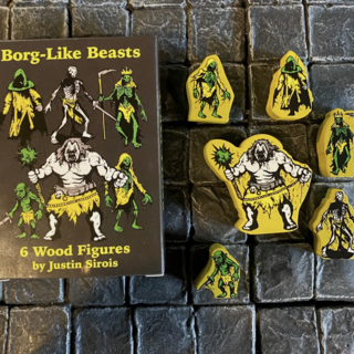 Borg-Like Beasts - Small Party Set 6 - Minis for Mork Borg RPG