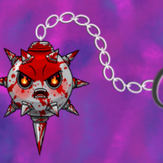 Chibi Murder Mace Acrylic Keychain (Angry Addition)