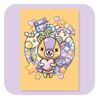 A6 Postcard - Animal Crossing - Stitches