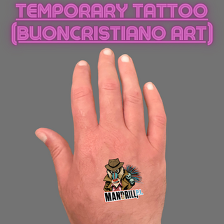 MANDRILL Temporary Tattoo