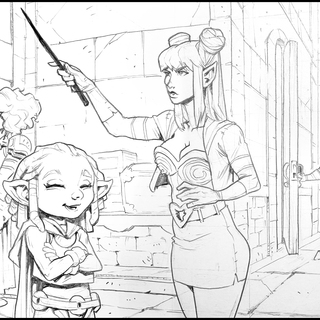 Vengeance on Villains Original Art