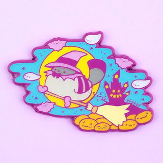 Witchy Poe Pin - Purple