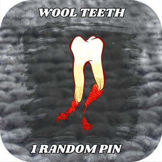 Wool Teeth 1 Random Pin
