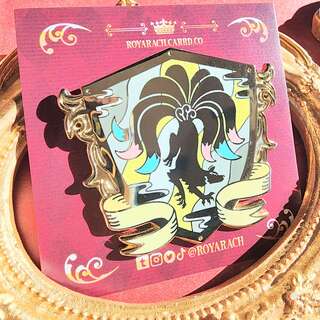 Past Heraldry Demigender Nine Tailed Fox Pin