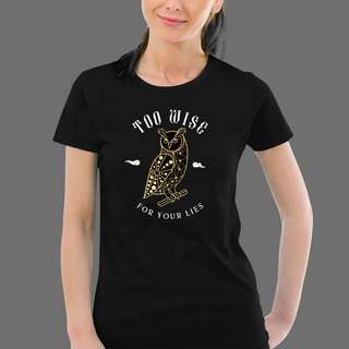 Too Wise for Your Lies – Owl Insight  Cotton Comfort Tee