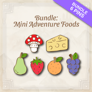 Mini Adventure Food Pin Bundle (6 Pins)