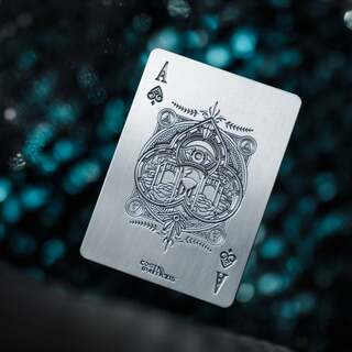 Primordial 3.5" x 2.5" Antique Silver Card