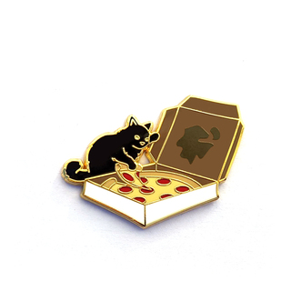 Pizza Cat Pin