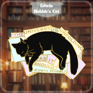 Edwin Hubble's Cat Pin