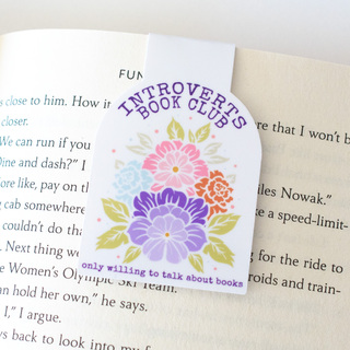 Introverts Book Club - Magnetic Bookmark