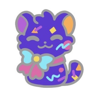 Neon Panther Mini-pin