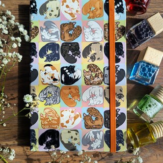 PopArt cats- A5 Notebook (Lines)
