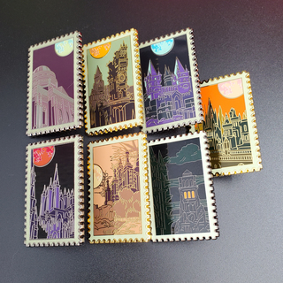 Bloodborne stamp enamel pin