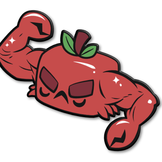 Buffcrab Enamel Pin