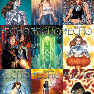 ECHO full color nine trading card sheet