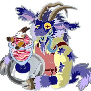CHUPACABRA: IceScream Cryptid - Hard Enamel Pin