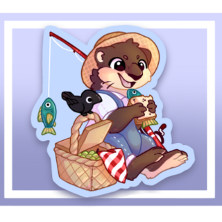 Vinyl Sticker - Gregory the Otter