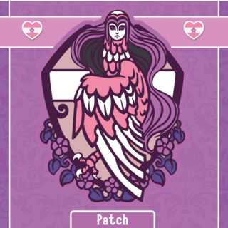 Sapphic Harpy Iron-on Patch