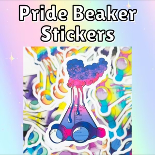 Pride Beaker Sticker